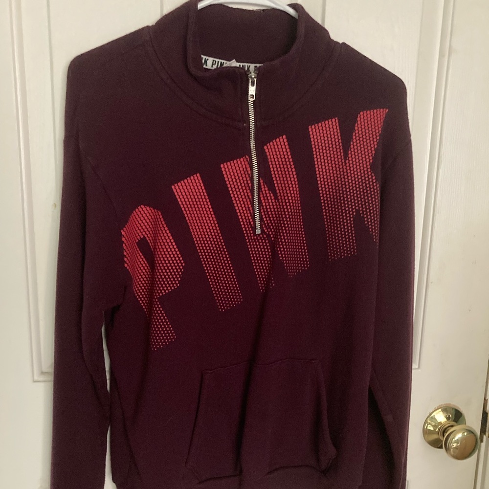 Pink maroon sweatshirt